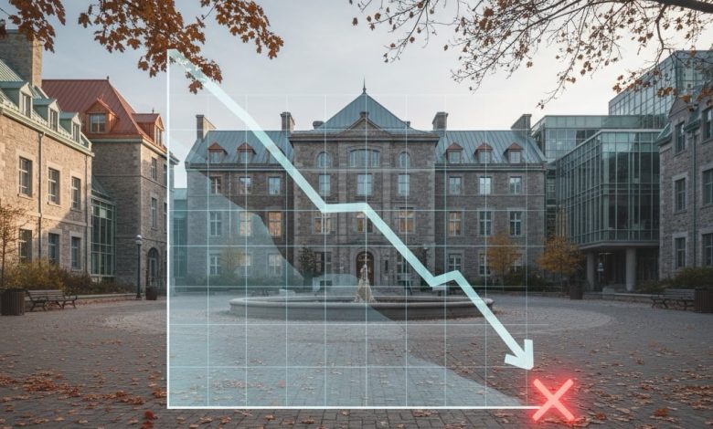 Inscriptions d’étudiants internationaux en chute libre au Québec